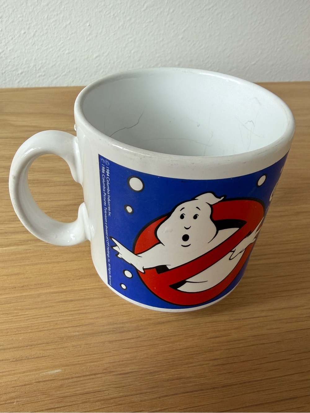 The Real Ghostbusters by Kinnerton Good Morning Ghostbusters Mug 1984 Collector